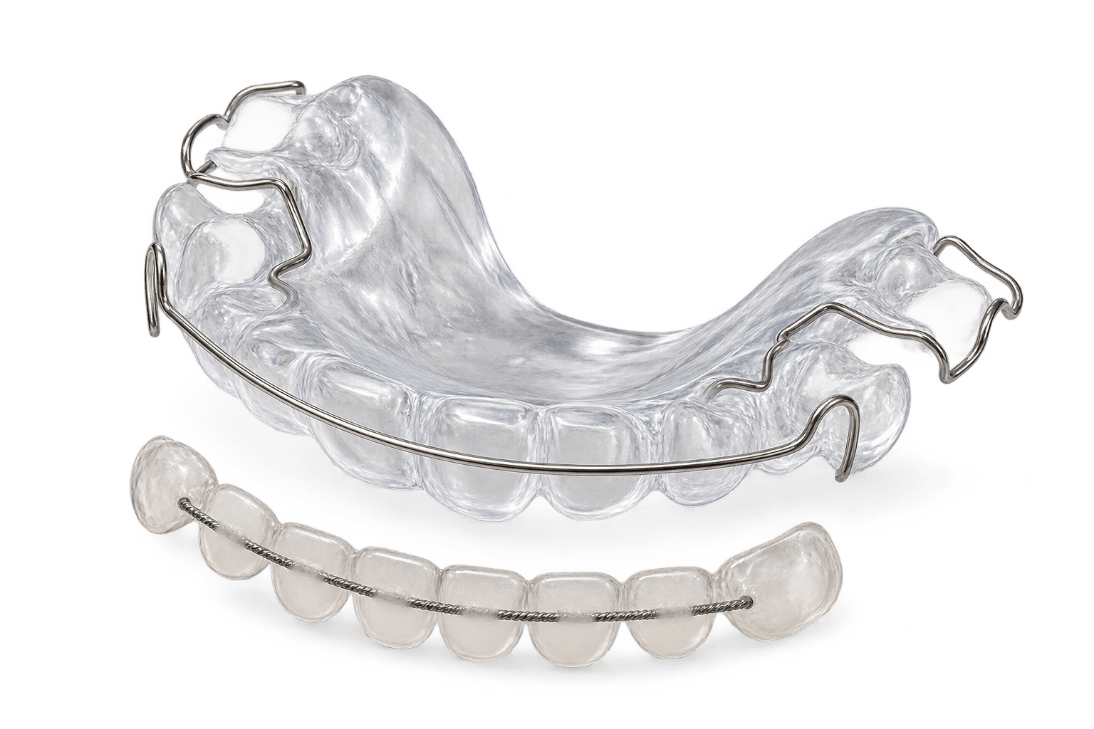 Orthodontic retainers and finishing appliances